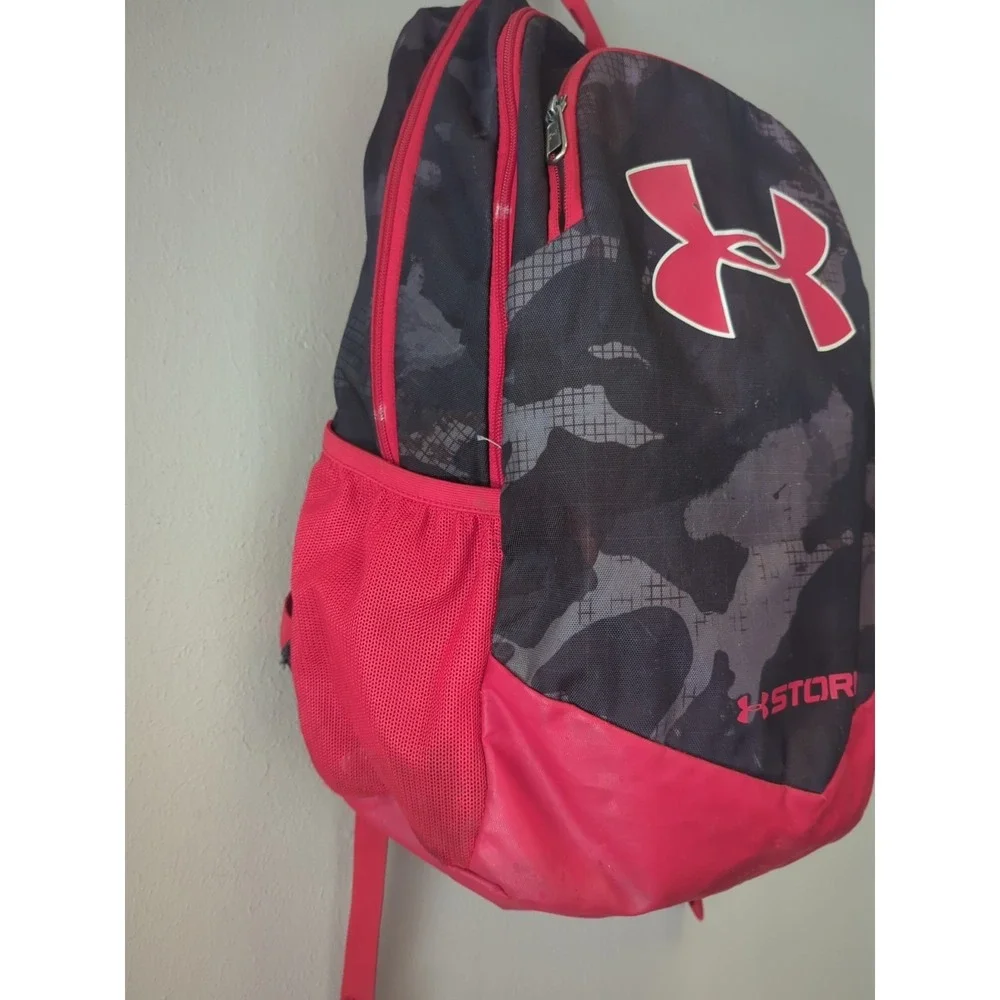 Under Armour Backpack With Laptop Slot Red Black